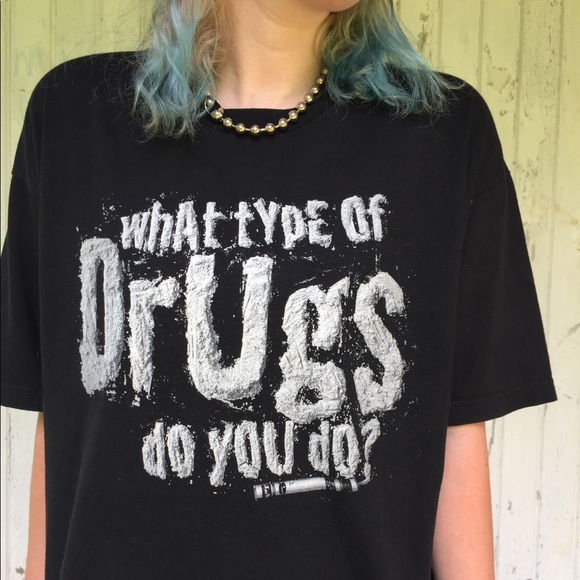 SOLD  VINTAGE PSYCHO REALM RAVER TEE - Picture 2 of 6